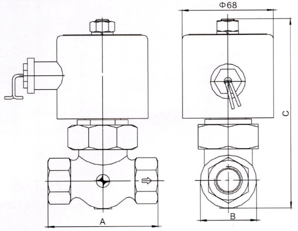 Explosion Proof Hot Water Steam Brass Solenoid Valve 1/2′′ 3/4′′ 1′′ 2′′ 24V 110V 220V