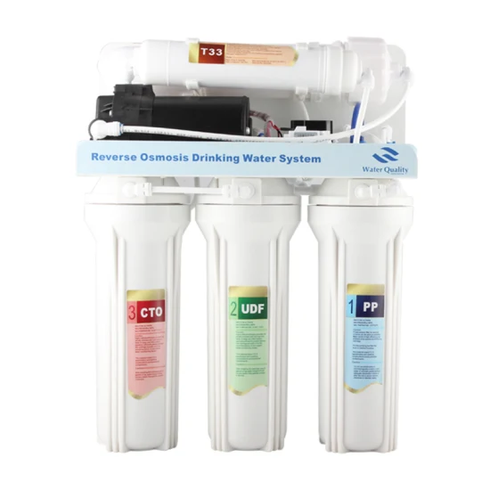 Wasserreiniger Haushalt Großhandel Direktes Trinken 5-stufige Filtration 10-Zoll-Küchenleitungswasserfilter RO-Umkehrosmose-Wasserspender